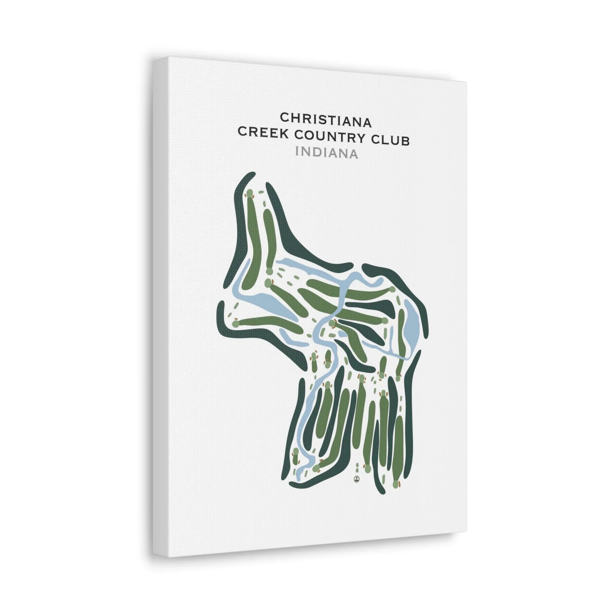 Christiana Creek Country Club, Indiana - Printed Golf Course