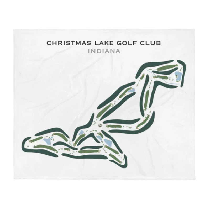 Christmas Lake Golf Club, Indiana - Printed Golf Course