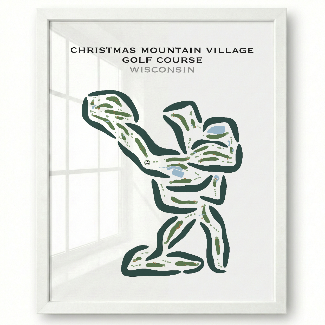 Christmas Mountain Village Golf Course, Wisconsin - Printed Golf Courses