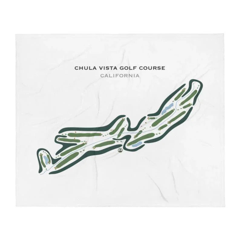 Chula Vista Golf Course, California - Printed Golf Courses