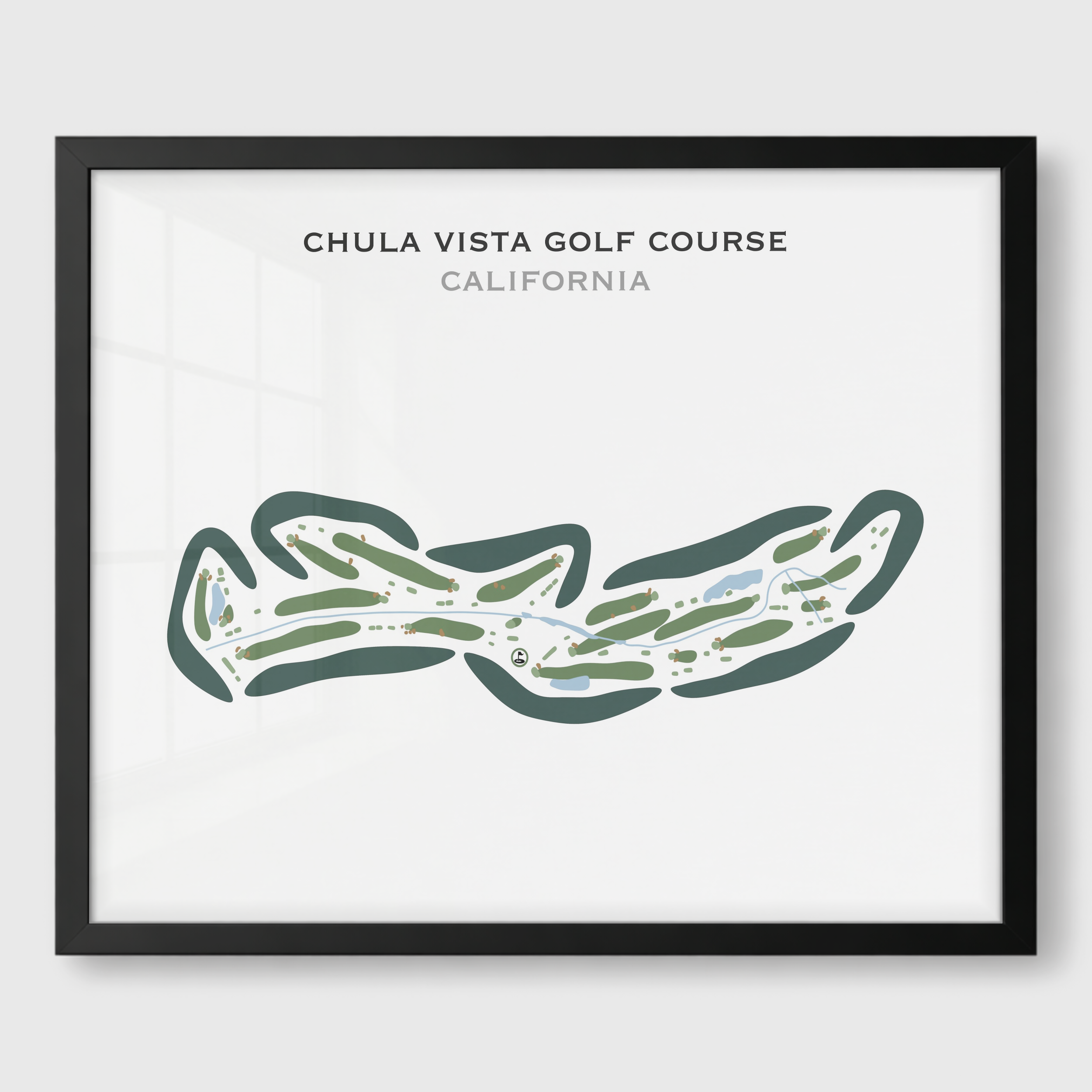 Chula Vista Golf Course, California - Printed Golf Courses
