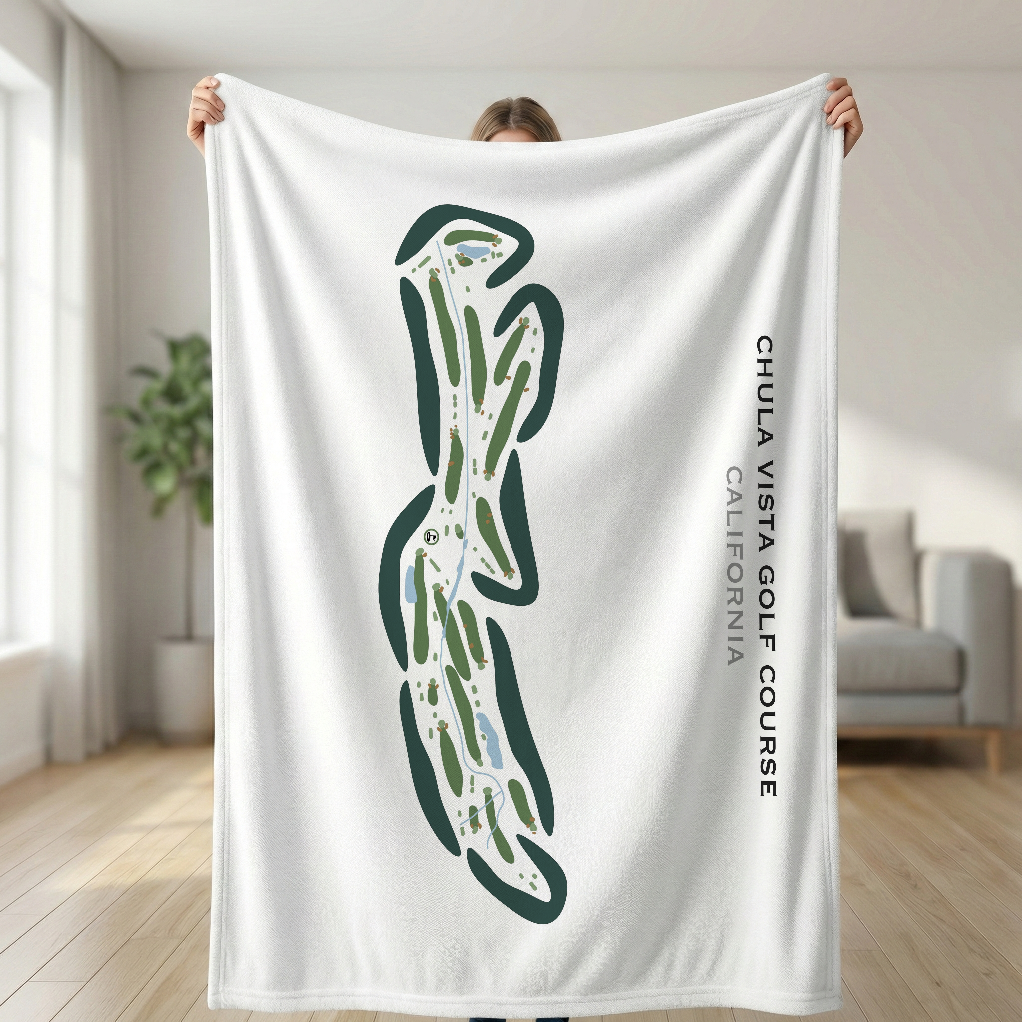 Chula Vista Golf Course, California - Printed Golf Courses