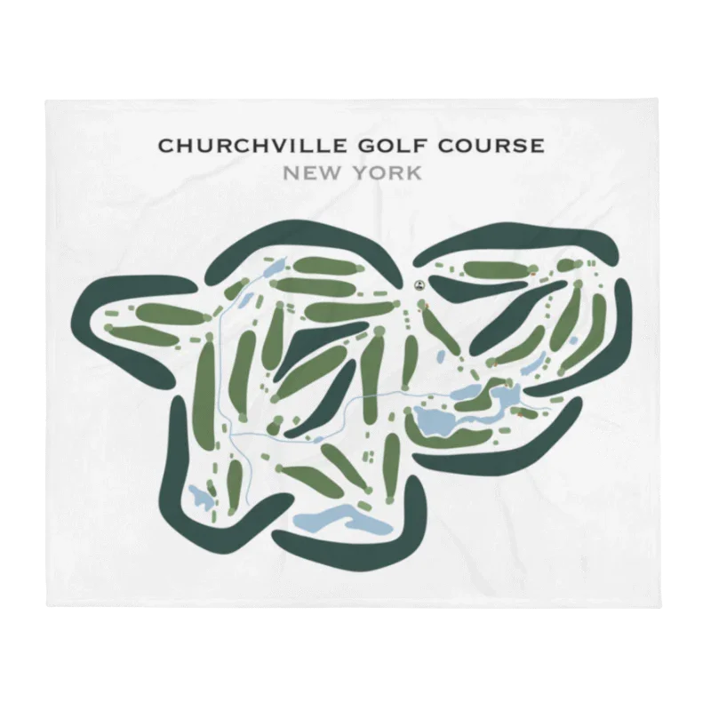 Churchville Golf Course, New York - Printed Golf Courses