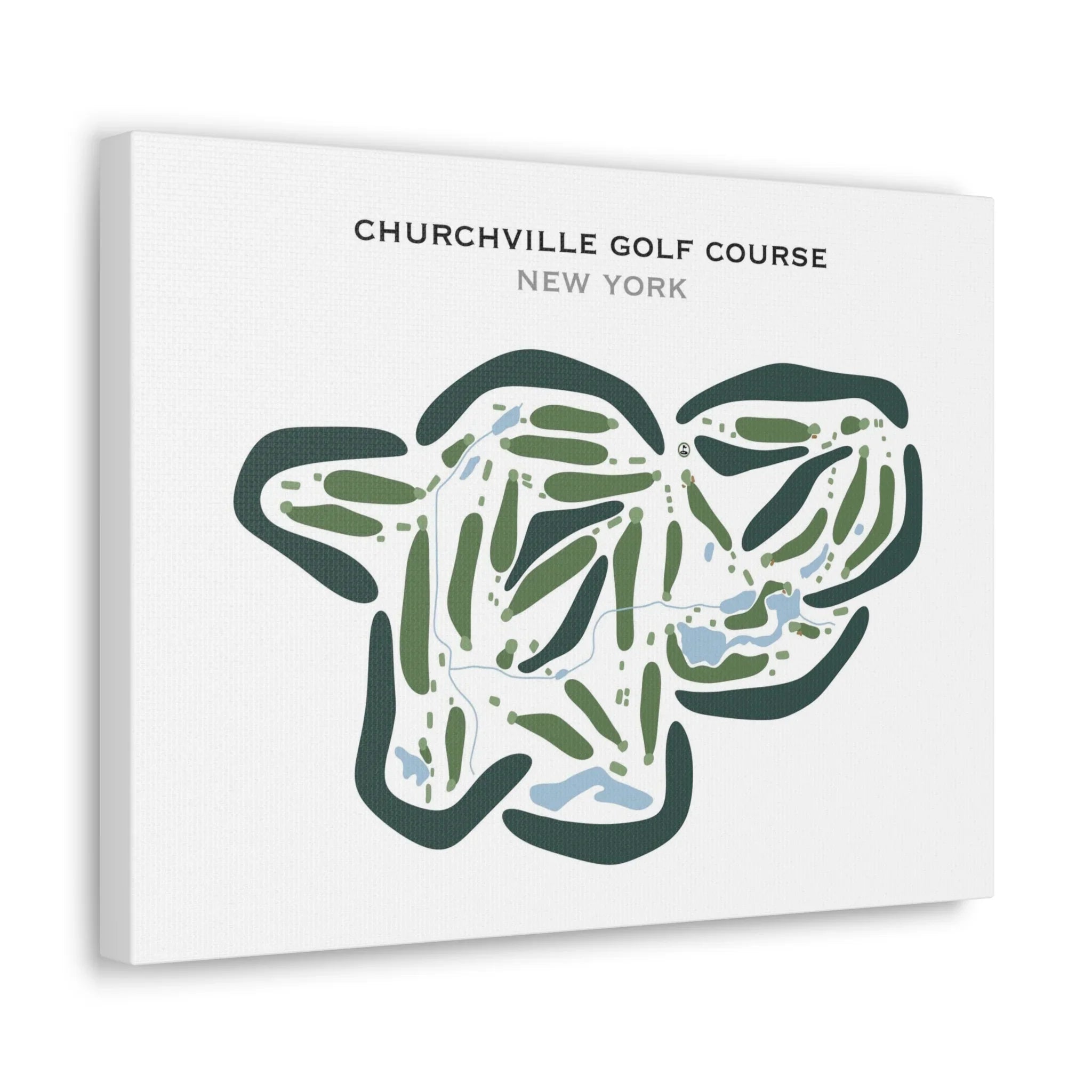 Churchville Golf Course, New York - Printed Golf Courses