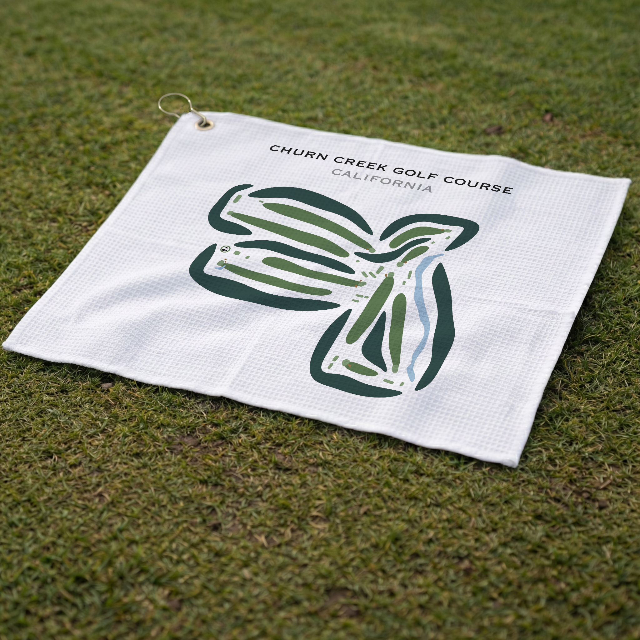 Churn Creek Golf Course, California - Printed Golf Courses
