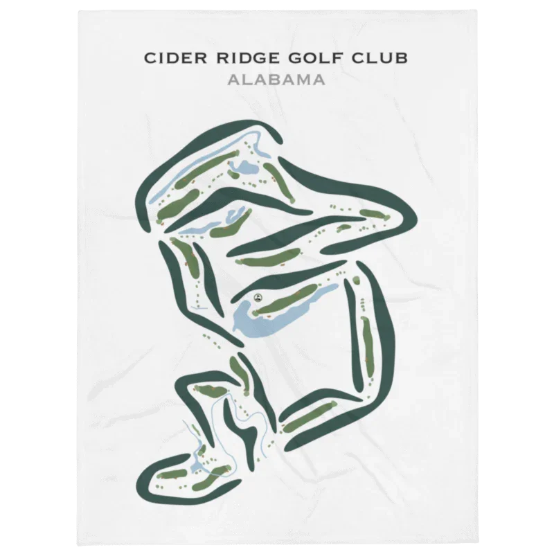 Cider Ridge Golf Club, Alabama - Printed Golf Course