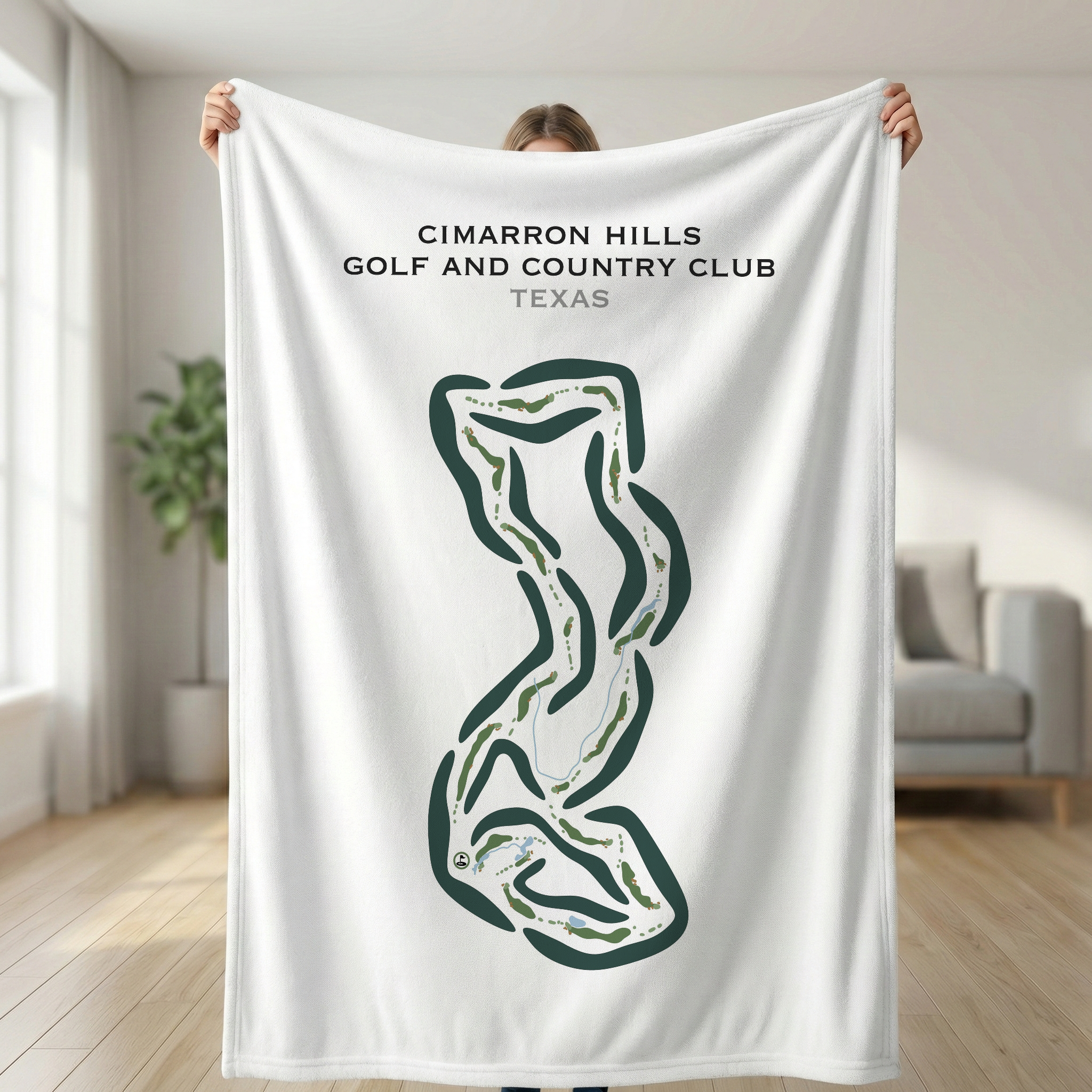 Cimarron Hills Golf & Country Club, Texas - Printed Golf Courses