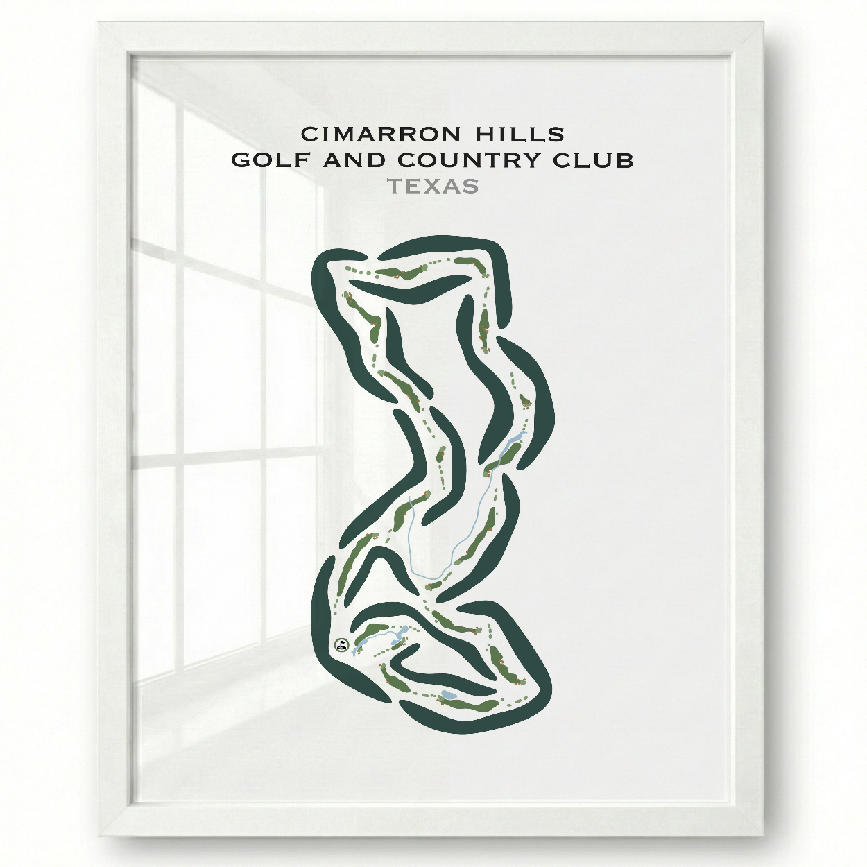 Cimarron Hills Golf & Country Club, Texas - Printed Golf Courses