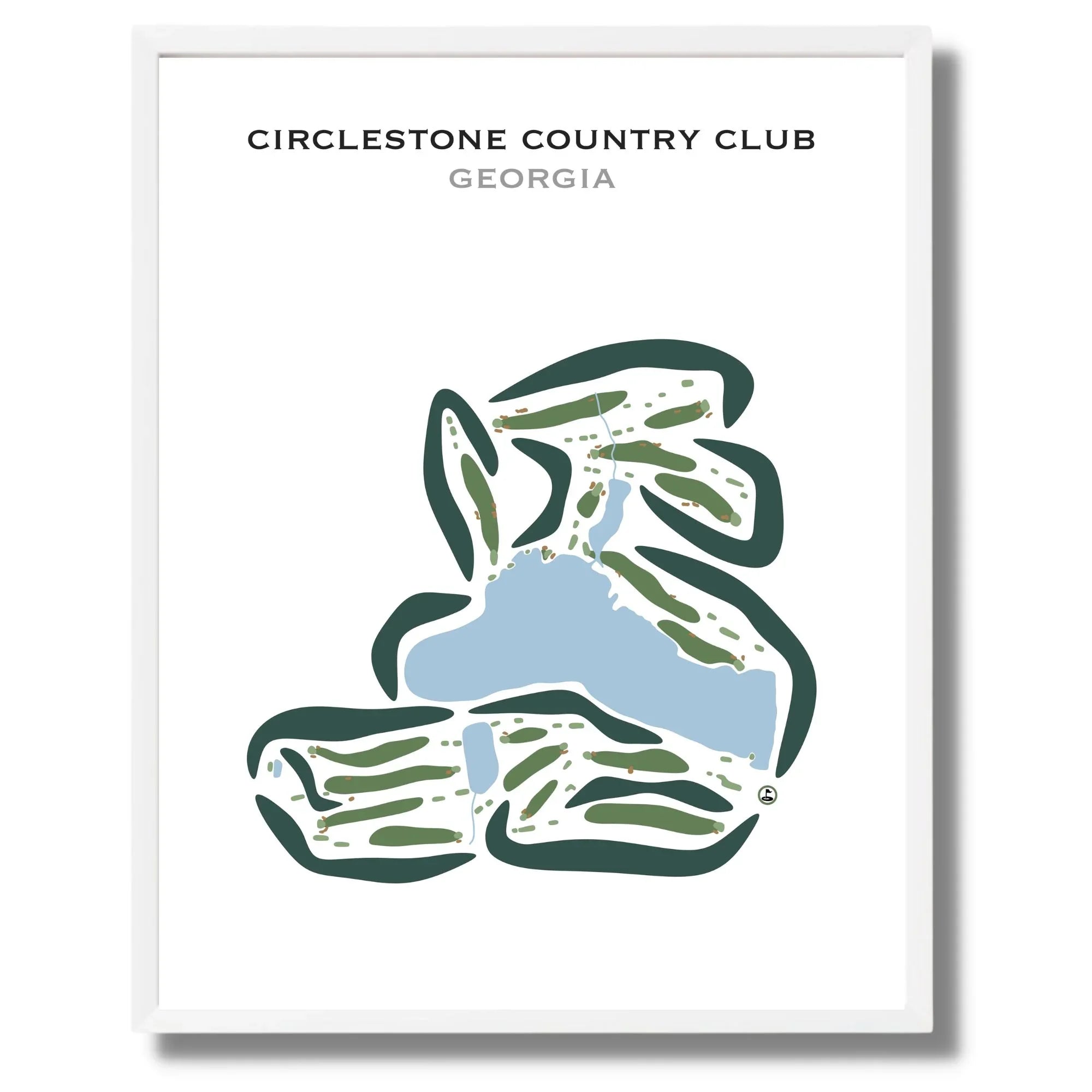 Circlestone Country Club, Georgia - Printed Golf Courses