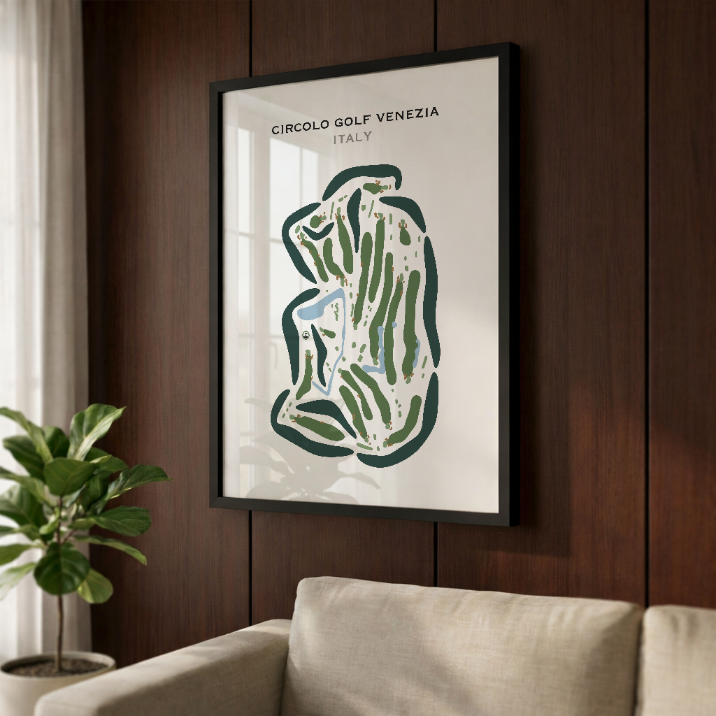 Circolo Golf Venezia, Italy - Printed Golf Courses