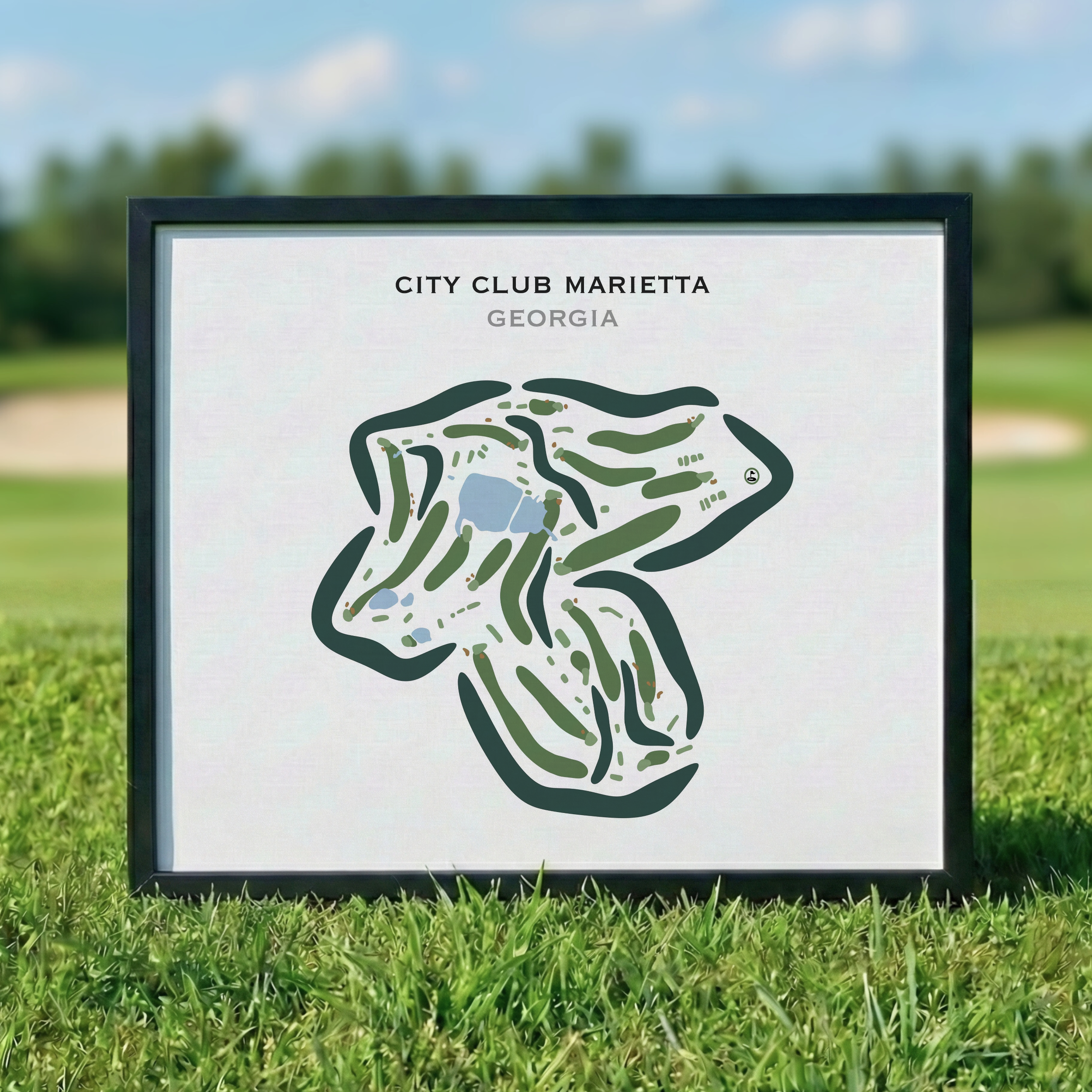 City Club Marietta, Georgia - Printed Golf Courses