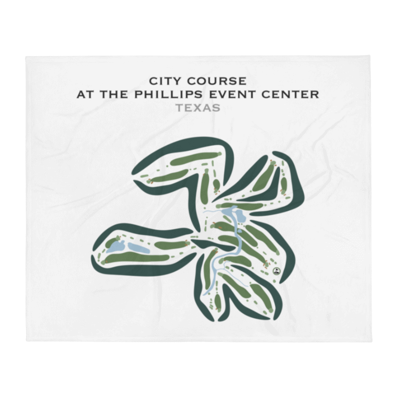 City Course at the Philips Event Center, Texas - Printed Golf Courses