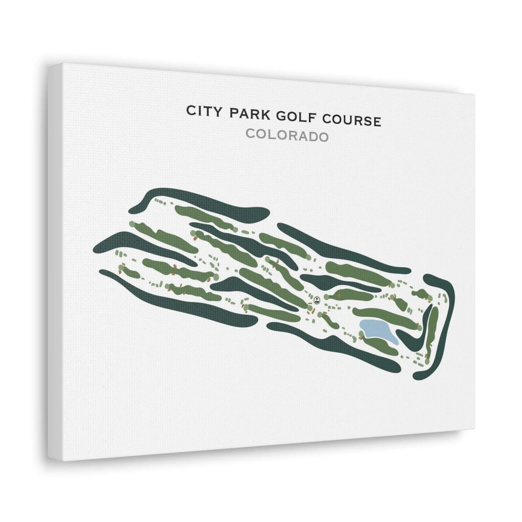 City Park Golf Course, Colorado - Printed Golf Course