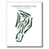 Claremont Country Club, New Hampshire - Printed Golf Course