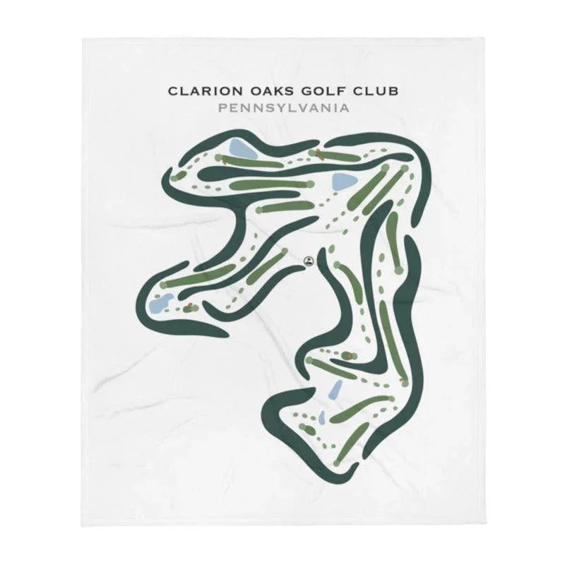 Clarion Oaks Golf Club, Pennsylvania - Printed Golf Course