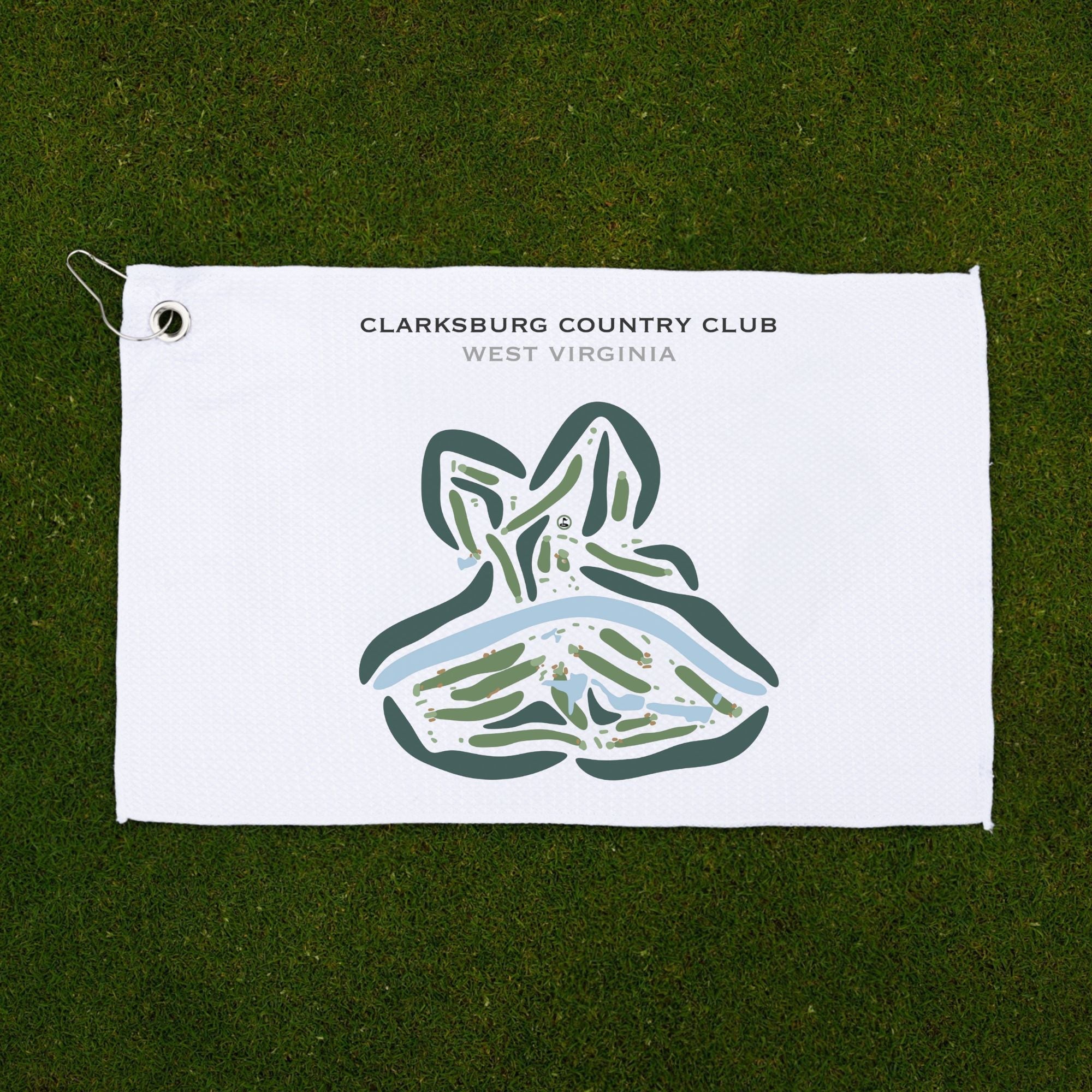 Clarksburg Country Club, West Virginia - Printed Golf Courses