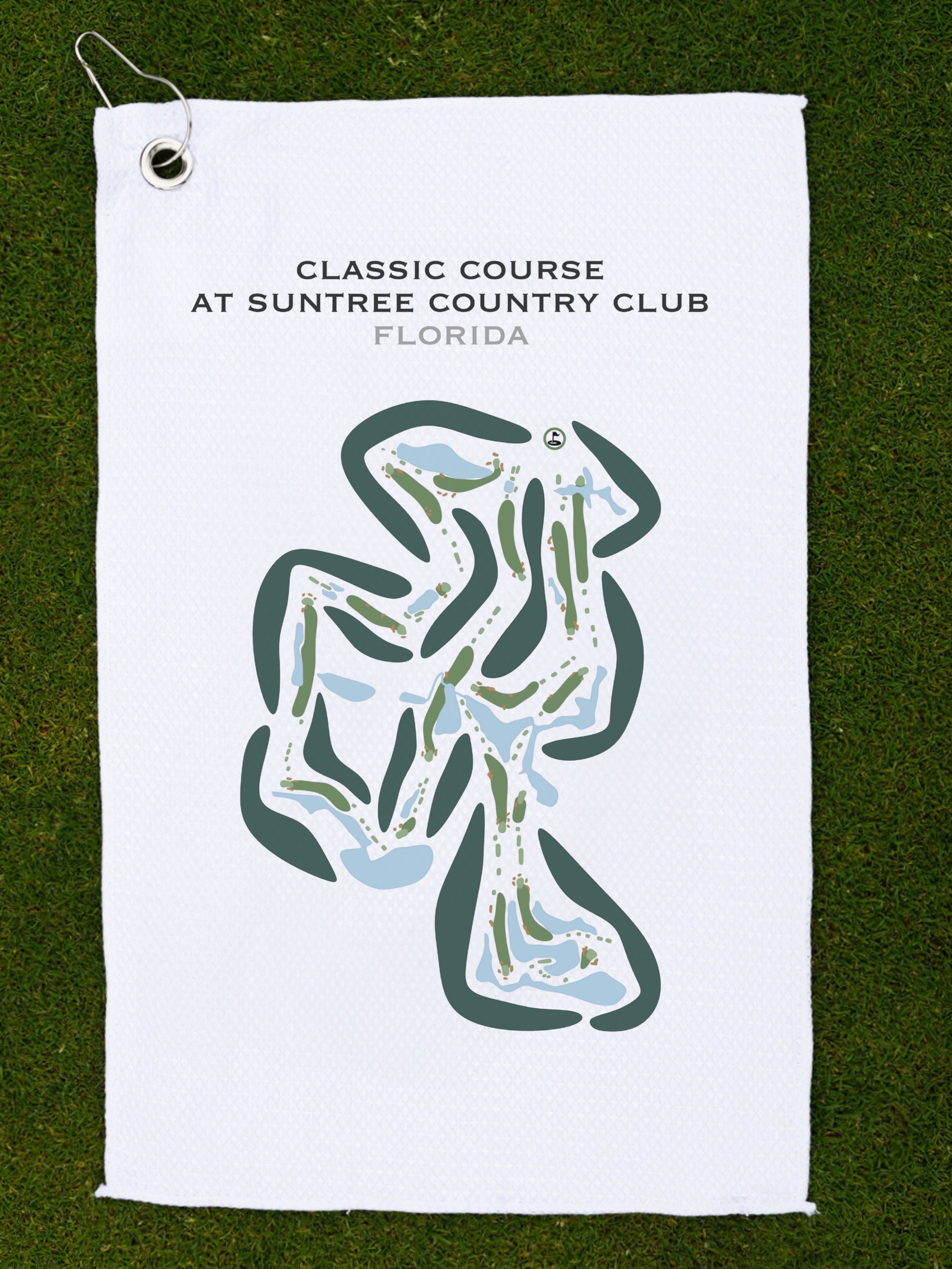 Classic Course at Suntree Country Club, Florida - Printed Golf Courses