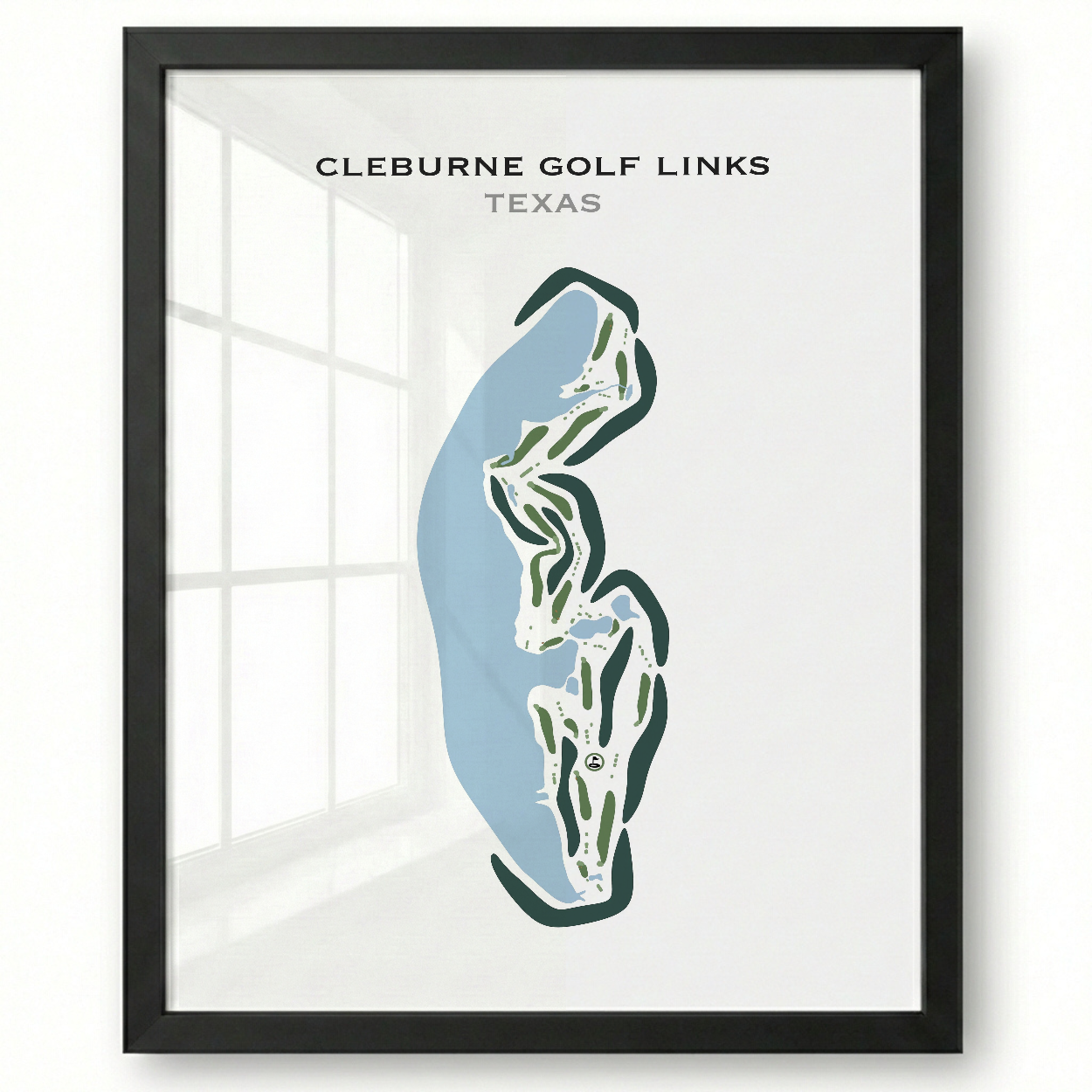 Cleburne Golf Links, Texas - Printed Golf Courses