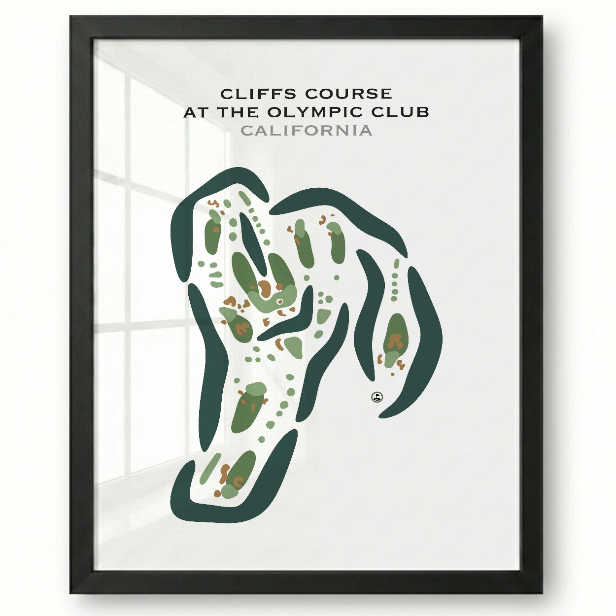 Cliffs Course at The Olympic Club, California - Printed Golf Courses