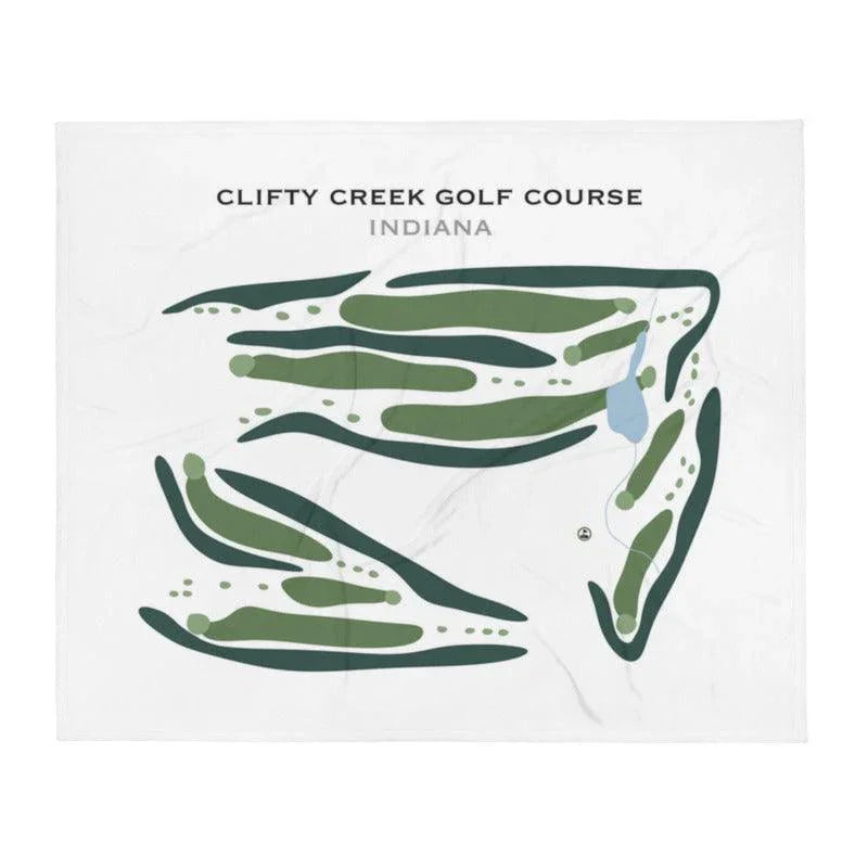 Clifty Creek Golf Course, Indiana - Printed Golf Courses