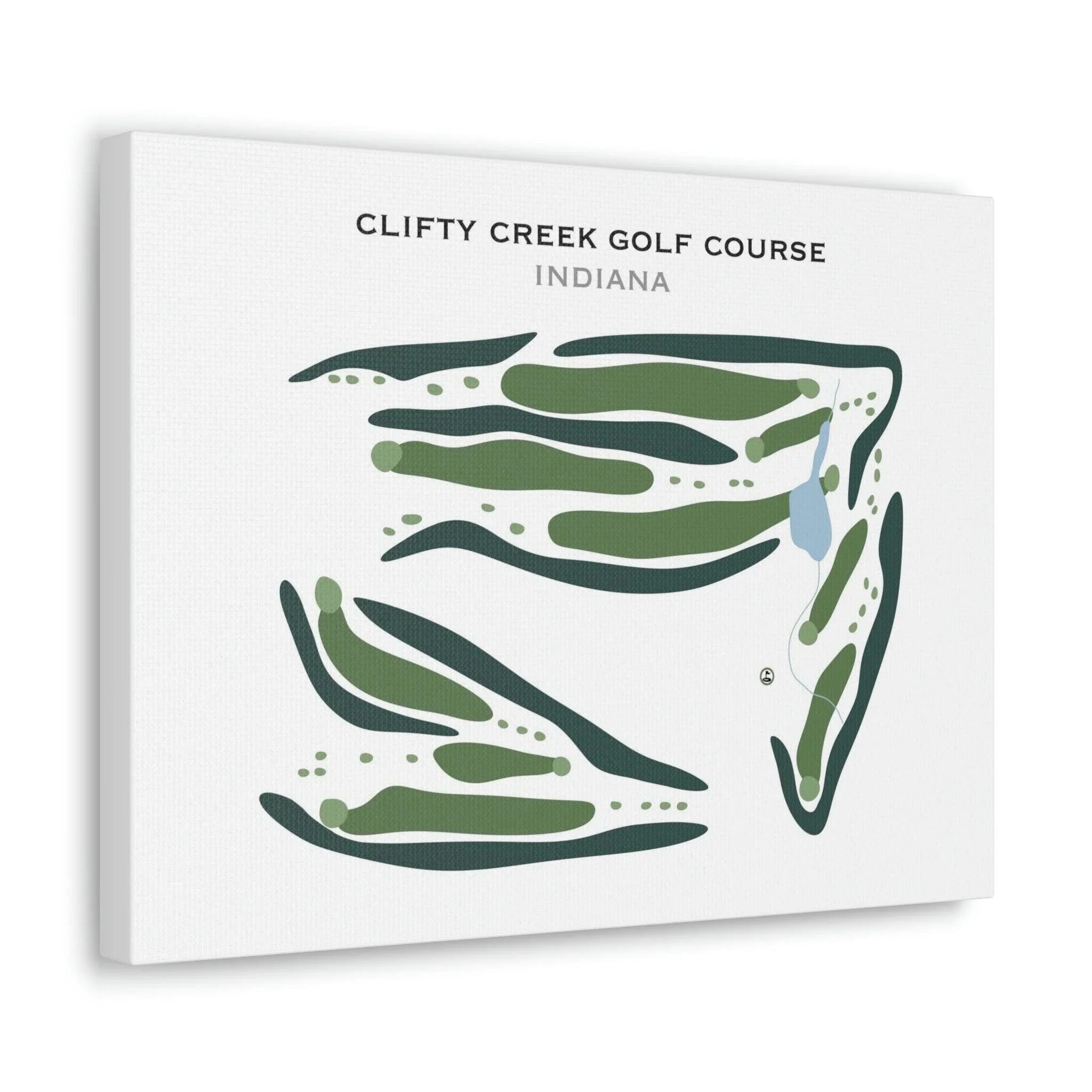 Clifty Creek Golf Course, Indiana - Printed Golf Courses