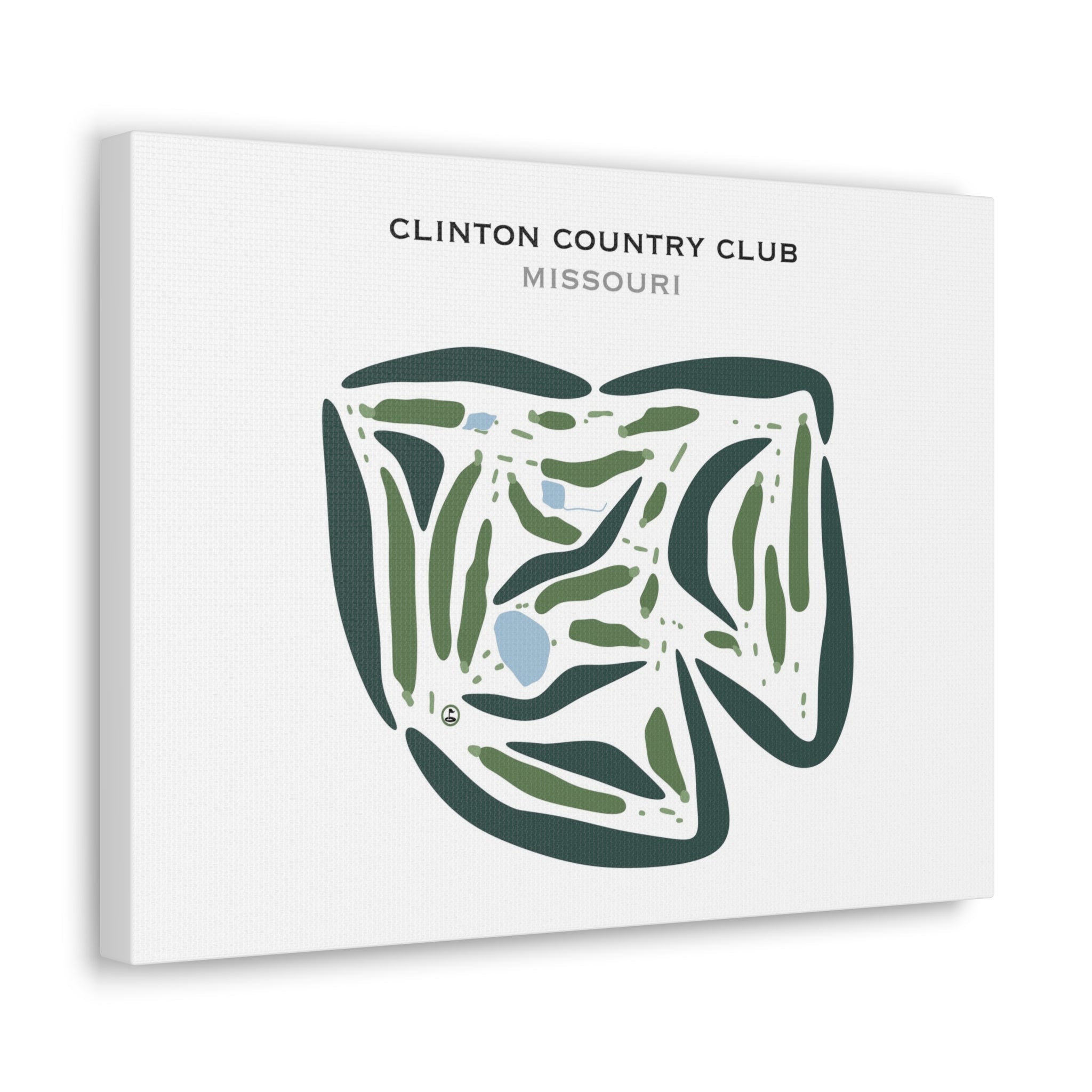 Clinton Country Club, Missouri - Printed Golf Courses