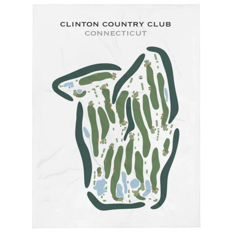 Clinton Country Club, Connecticut - Printed Golf Courses
