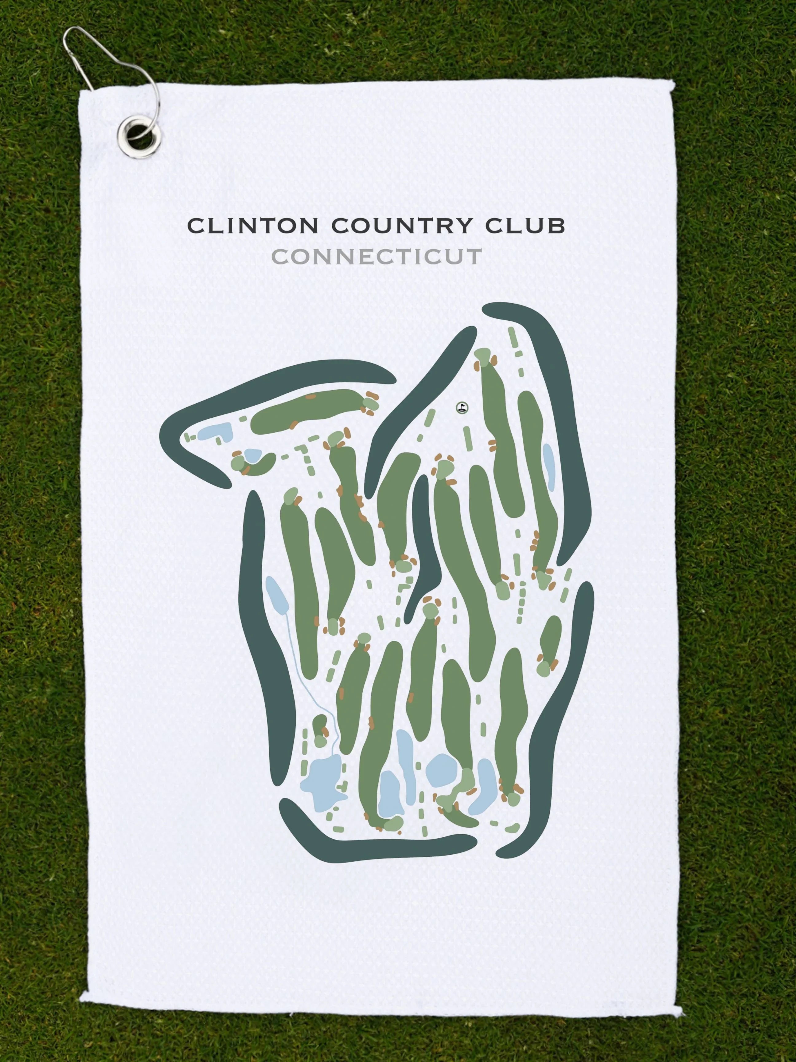 Clinton Country Club, Connecticut - Printed Golf Courses