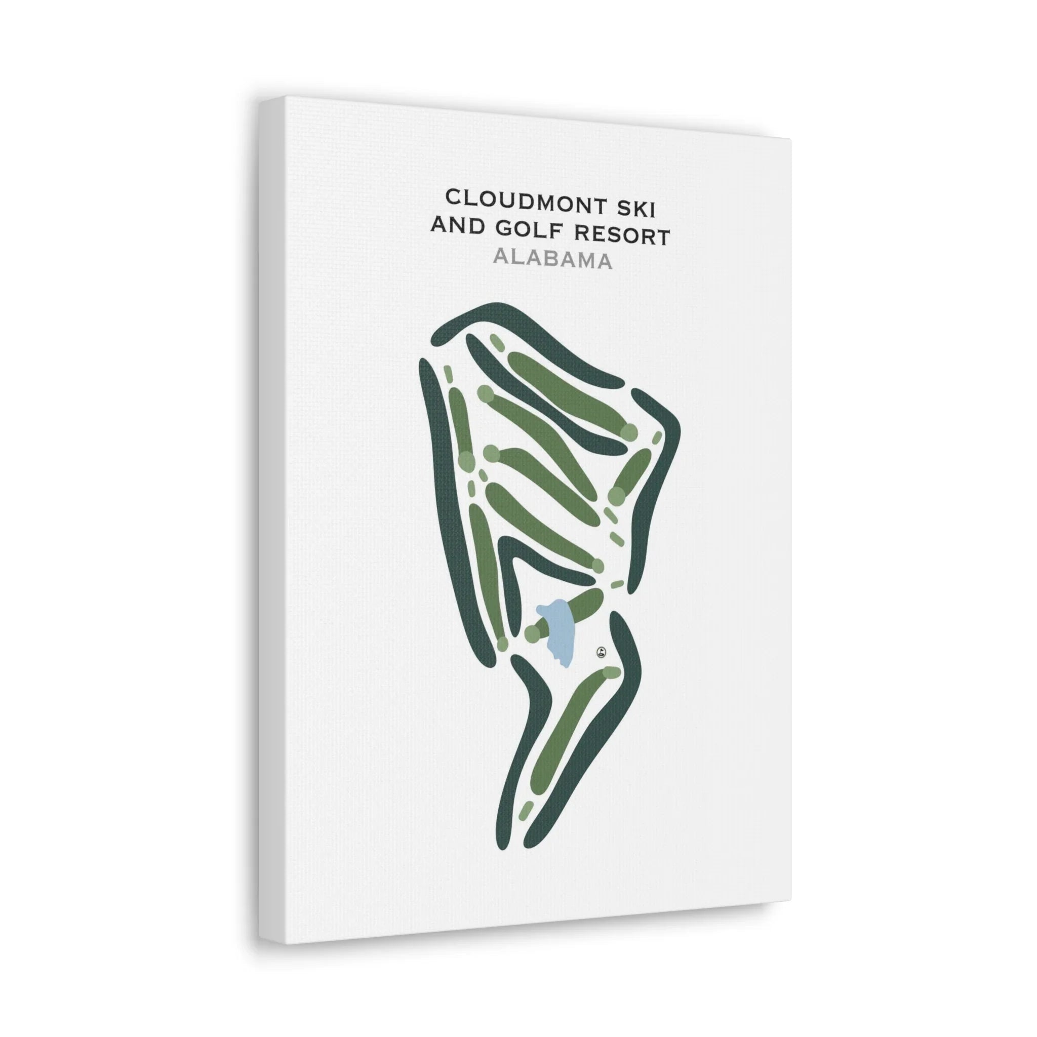 Cloudmont Ski & Golf Resort, Alabama - Printed Golf Course