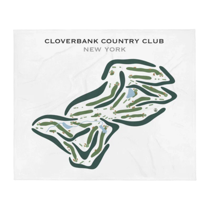 Cloverbank Country Club, New York - Printed Golf Courses