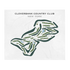 Cloverbank Country Club, New York - Printed Golf Courses