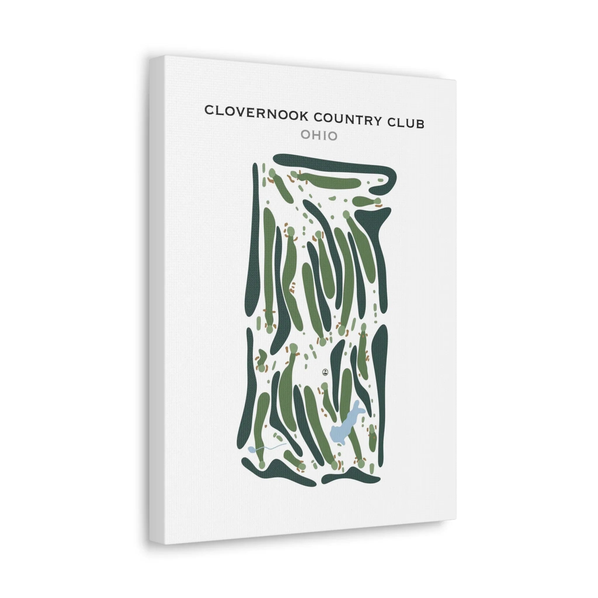 Clovernook Country Club, Ohio - Printed Golf Course