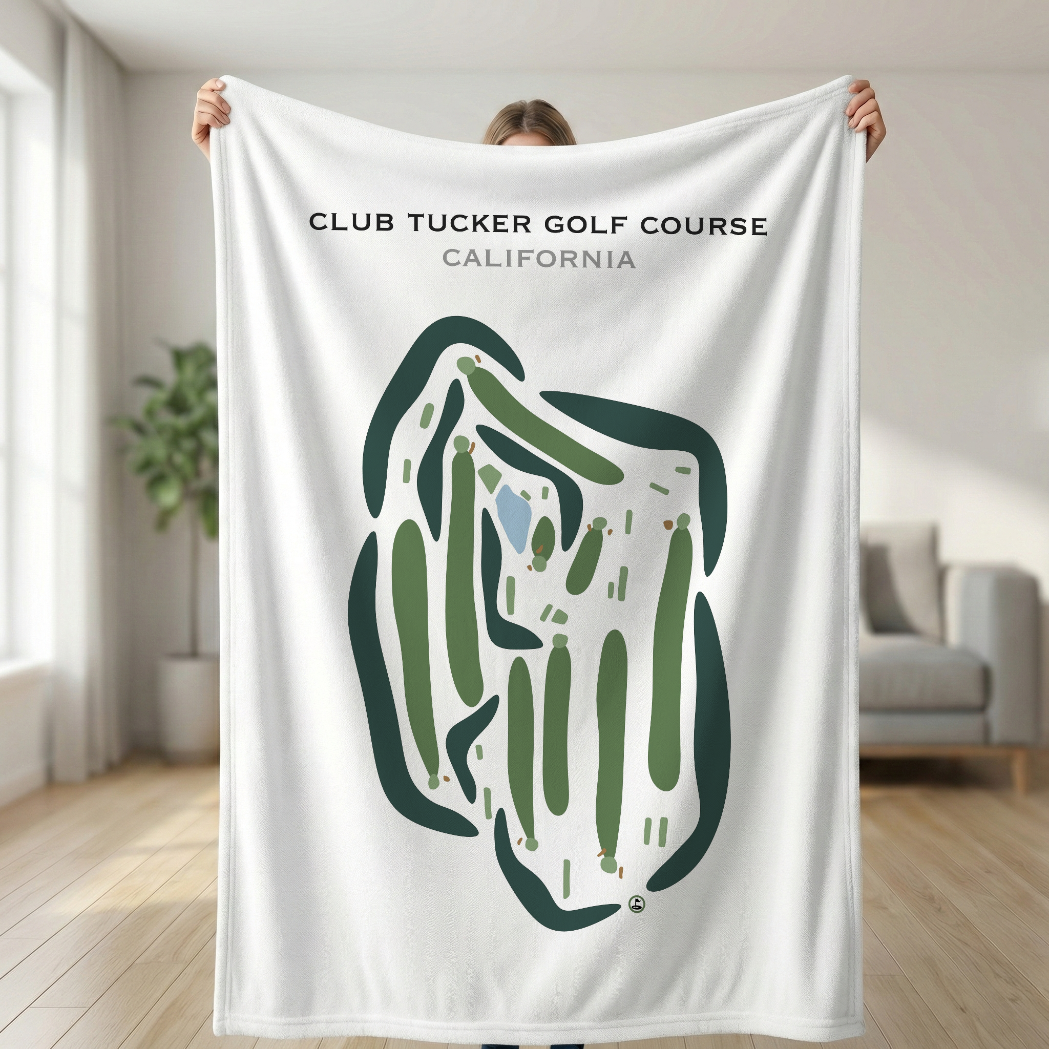 Club Tucker Golf Course, California - Printed Golf Courses