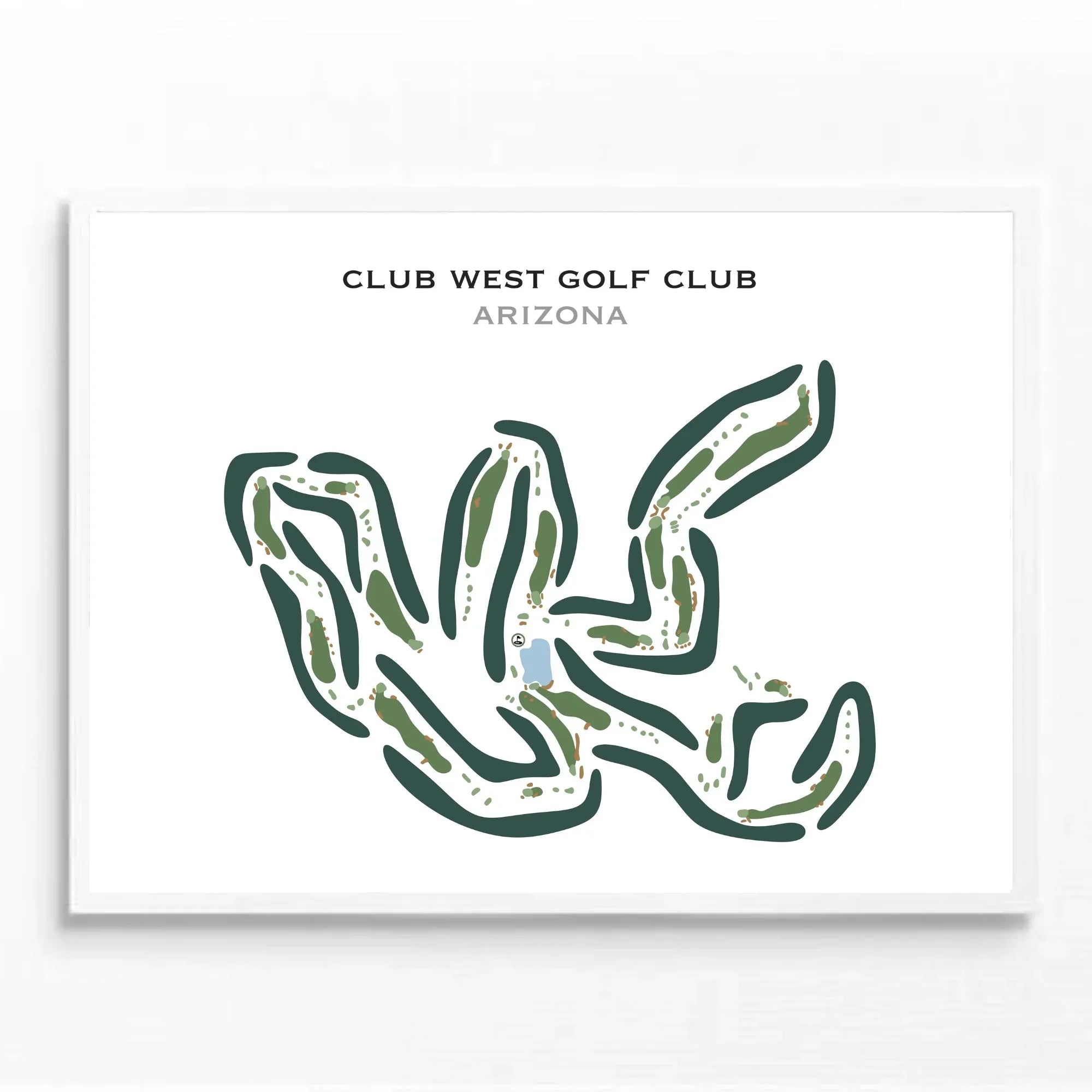 Club West Golf Club, Arizona - Printed Golf Courses