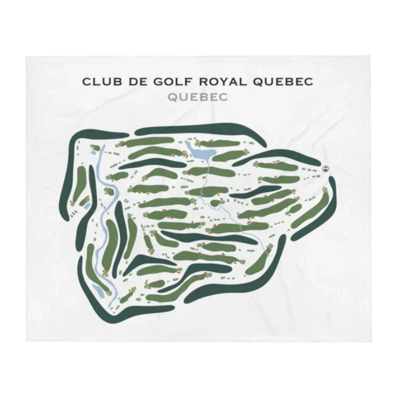 Club de Golf Royal Quebec, Quebec, Canada - Printed Golf Courses