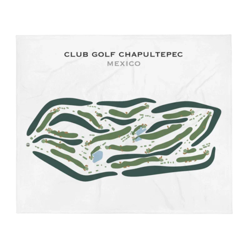 Club de Golf Chapultepec, Mexico - Printed Golf Course