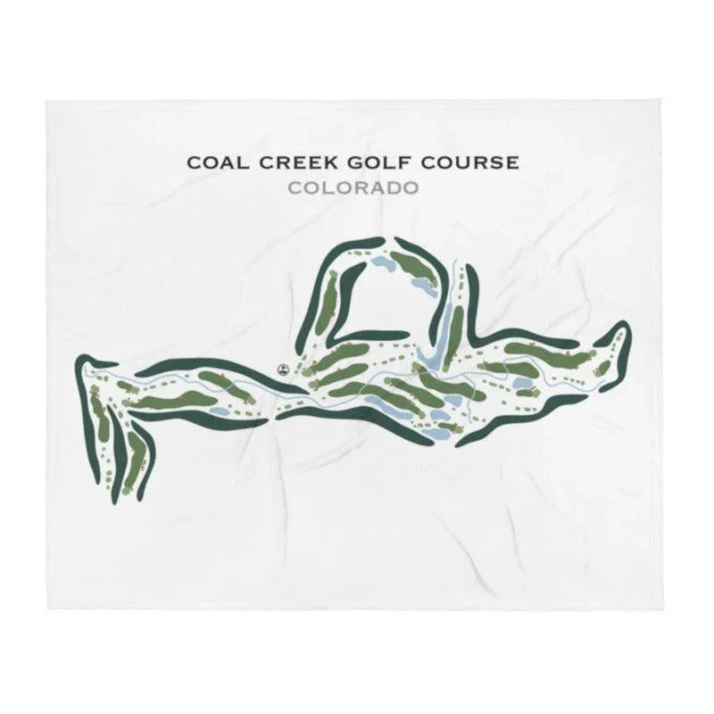 Coal Creek Golf Course, Colorado - Printed Golf Course