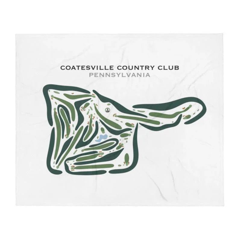 Coatesville Country Club, Pennsylvania - Printed Golf Courses