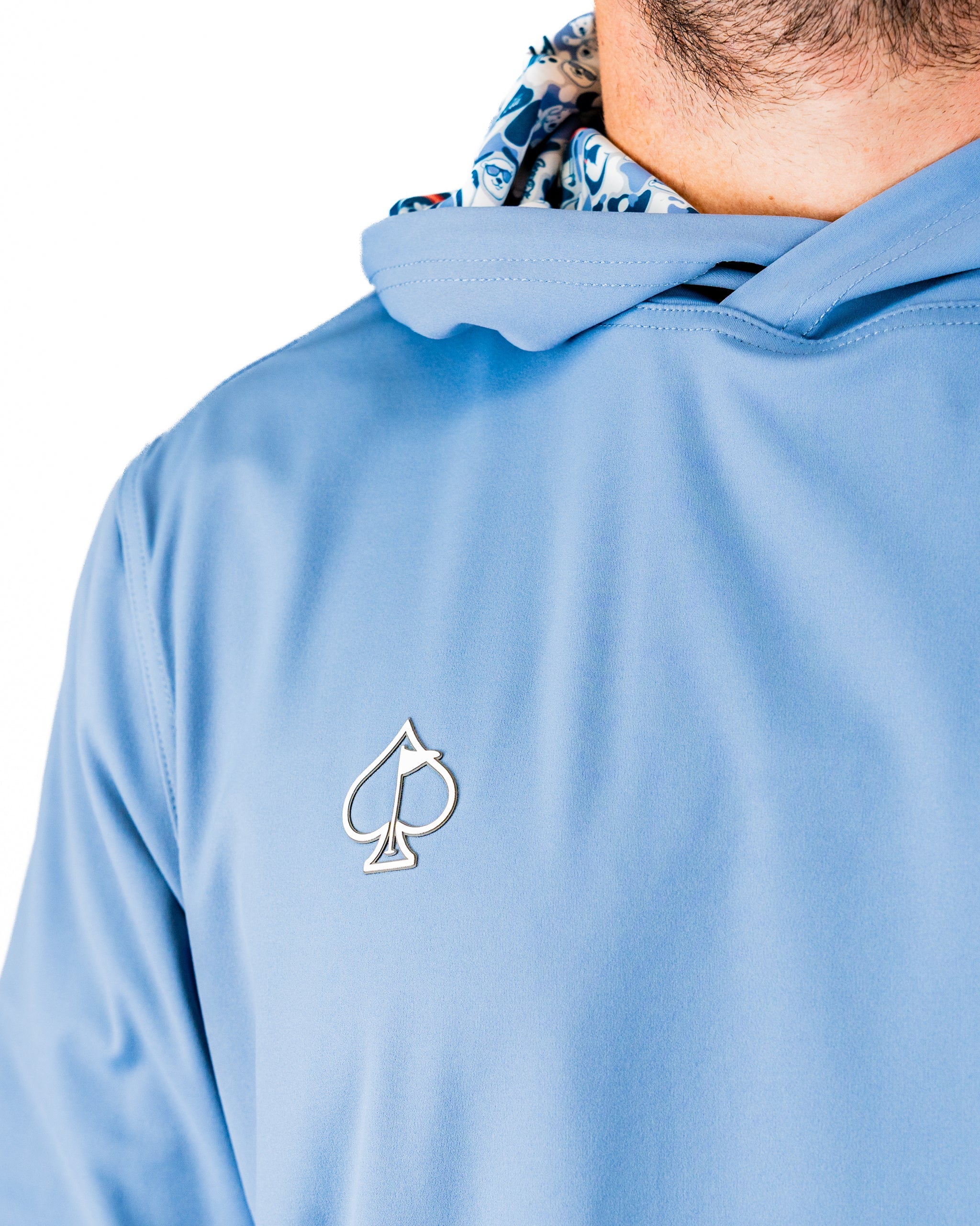 Performance Golf Hoodie - Coca-Cola Glacier Blue
