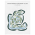 Cocoa Beach Country Club, Florida - Printed Golf Courses