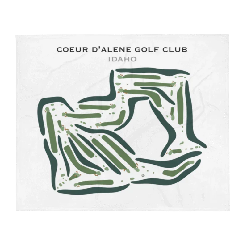 The Coeur d’Alene Golf Club, Idaho - Printed Golf Courses