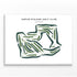The Coeur d’Alene Golf Club, Idaho - Printed Golf Courses