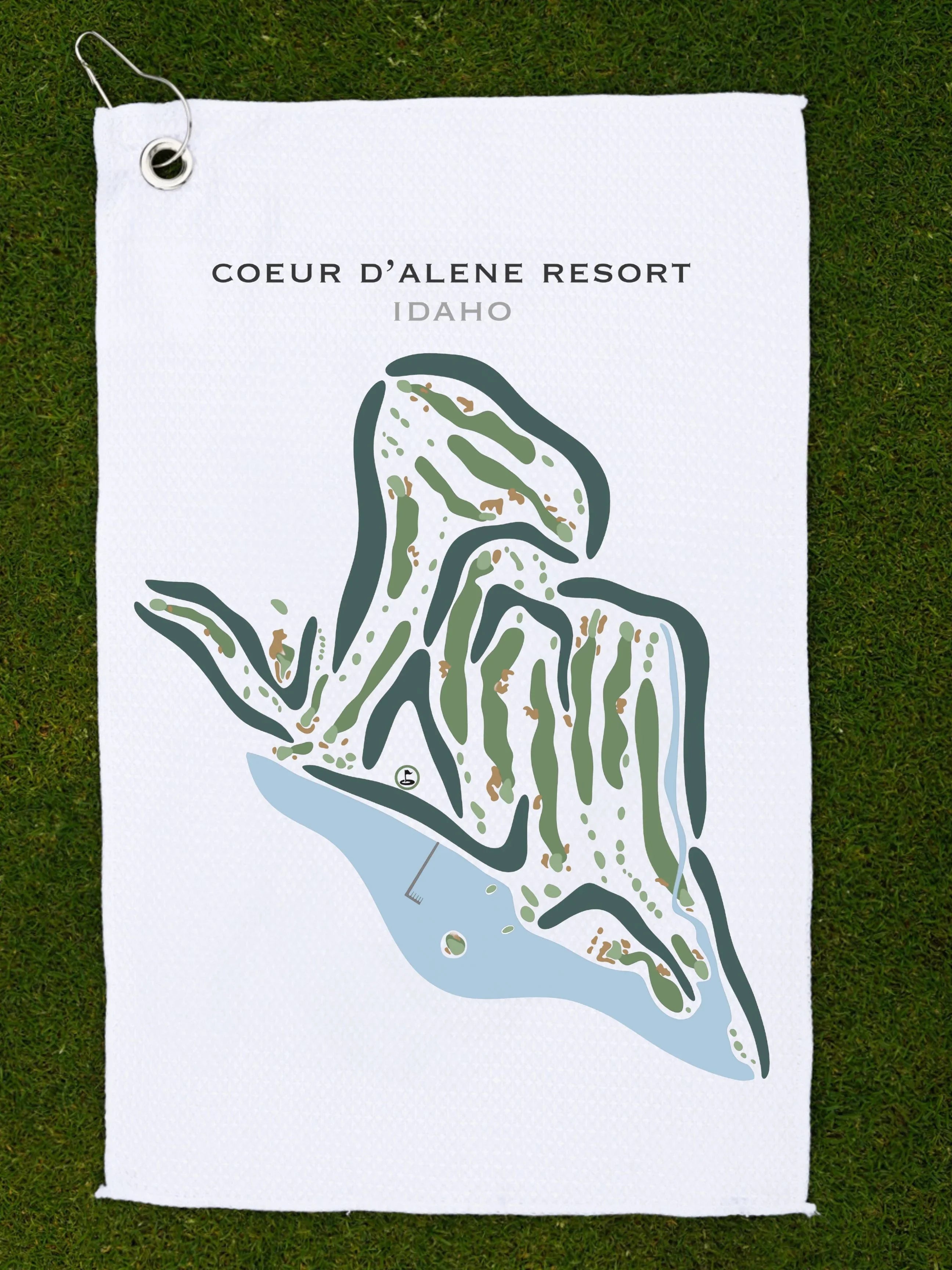 Coeur d'Alene Resort, Idaho - Printed Golf Courses
