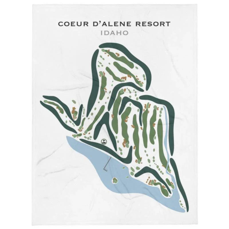 Coeur d'Alene Resort, Idaho - Printed Golf Courses