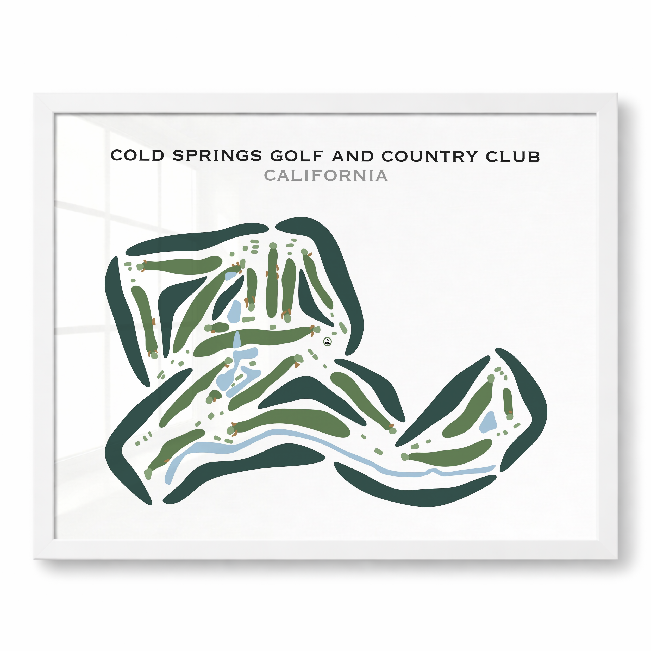 Cold Springs Golf and Country Club, California - Printed Golf Courses
