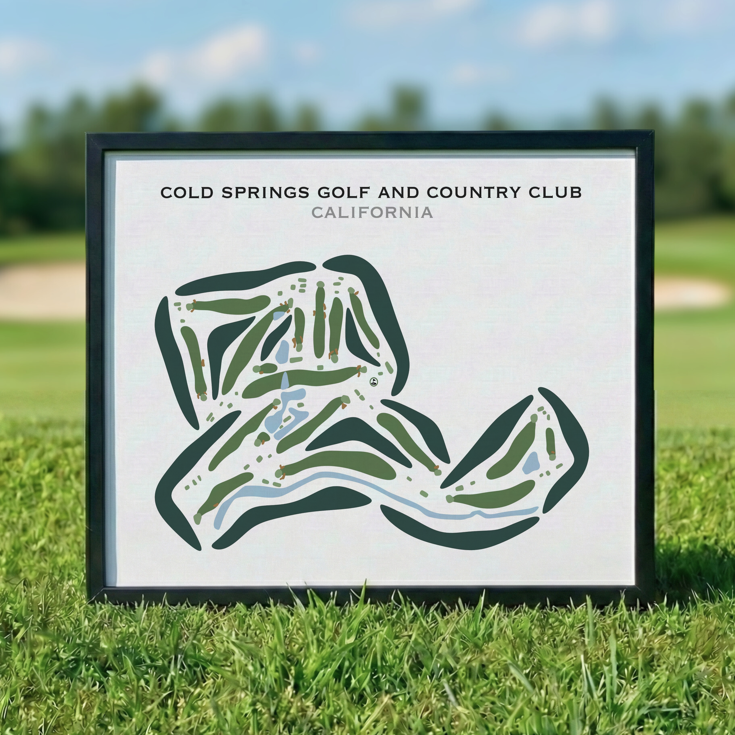 Cold Springs Golf and Country Club, California - Printed Golf Courses