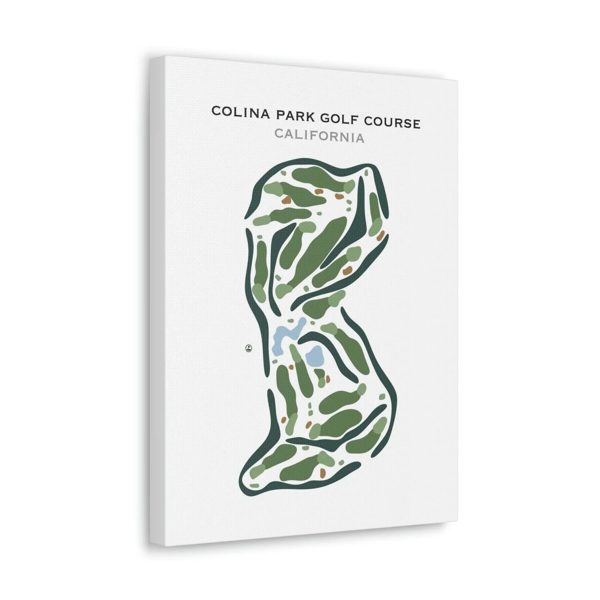 Colina Park Golf Course, California - Printed Golf Courses