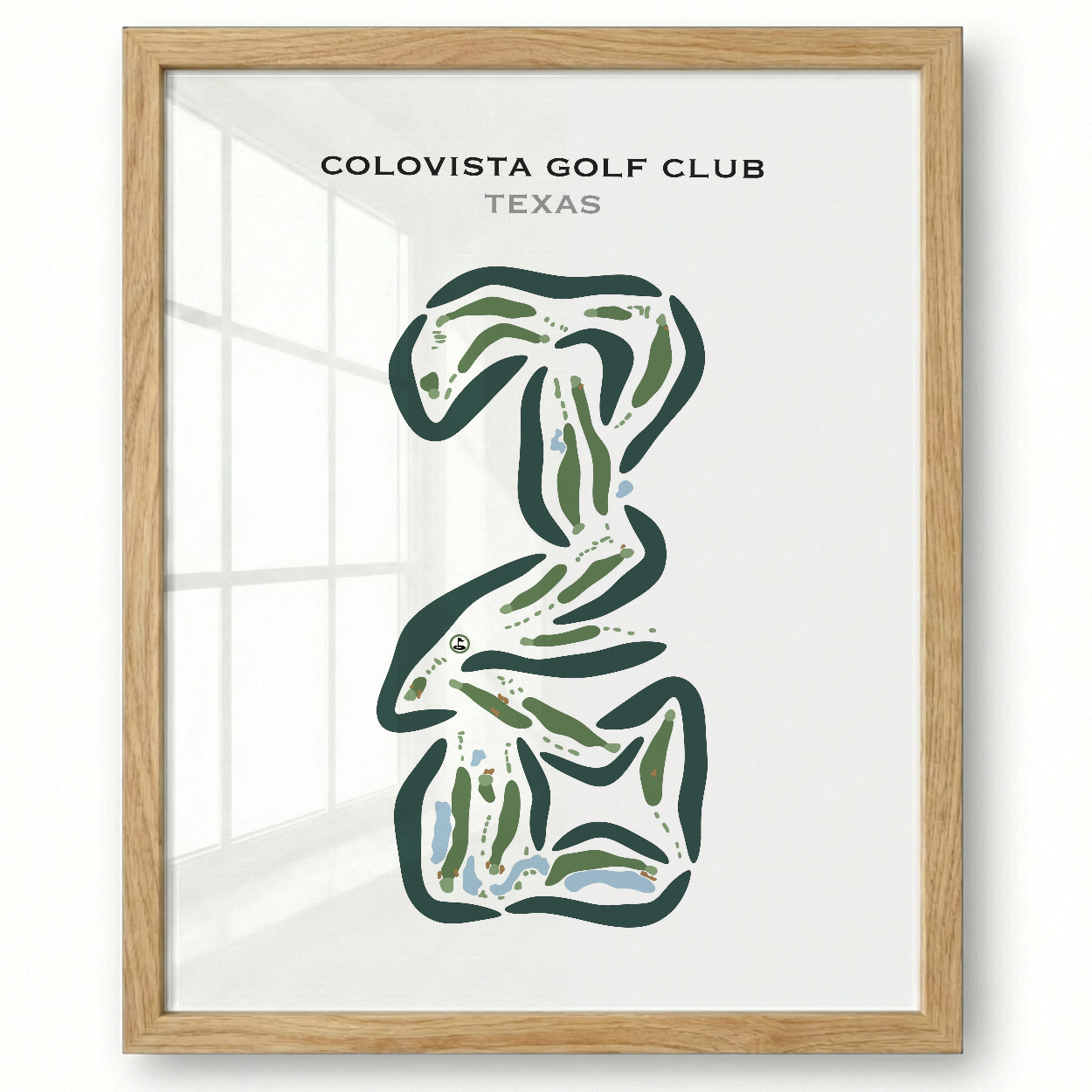 ColoVista Golf Club, Texas - Printed Golf Courses