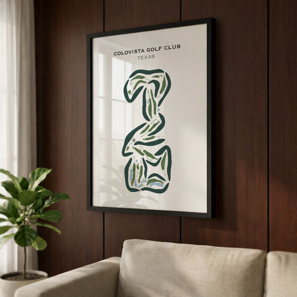 ColoVista Golf Club, Texas - Printed Golf Courses