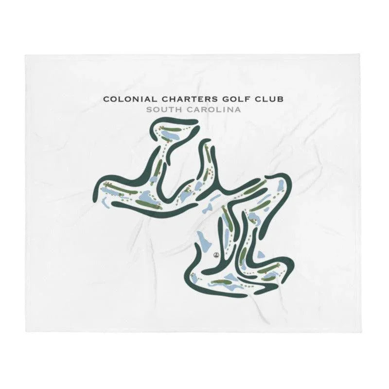 Colonial Charters Golf Club, South Carolina - Printed Golf Courses